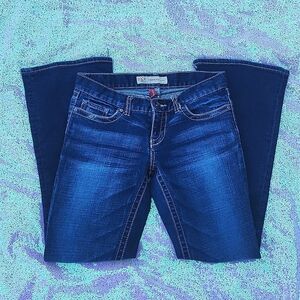 BKE Sabrina Stretch Womens Jeans 27x 32.5 Slight Distress Look!